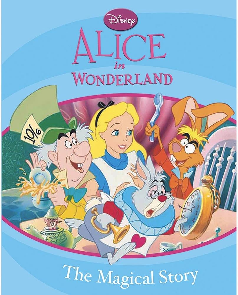Cover page of Disney Alice in Wonderland , Read along story