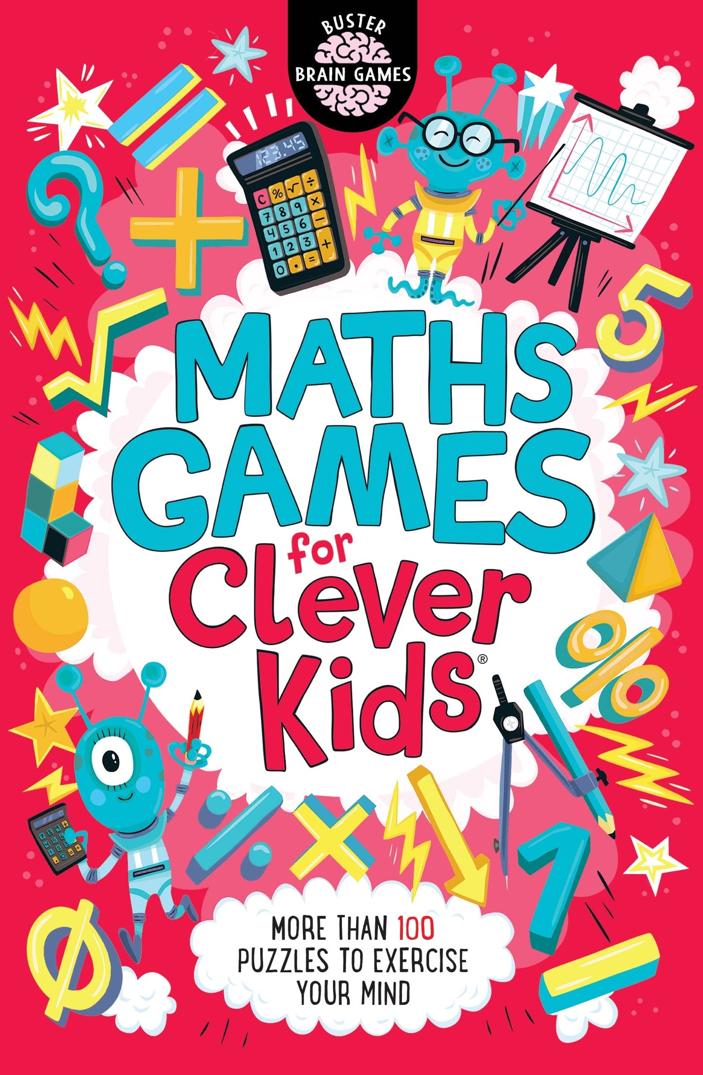 Cover page of Buster Brain Games Maths Games for Clever Kids
