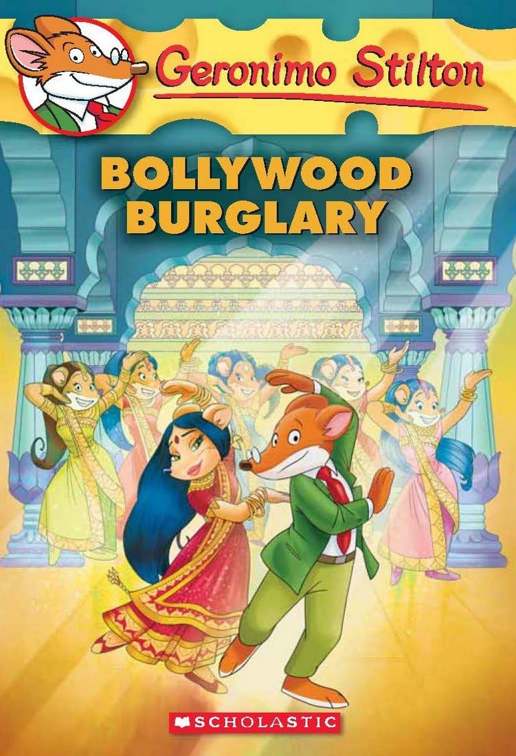 Cover page of Geronimo Stilton - Bollywood Burglary