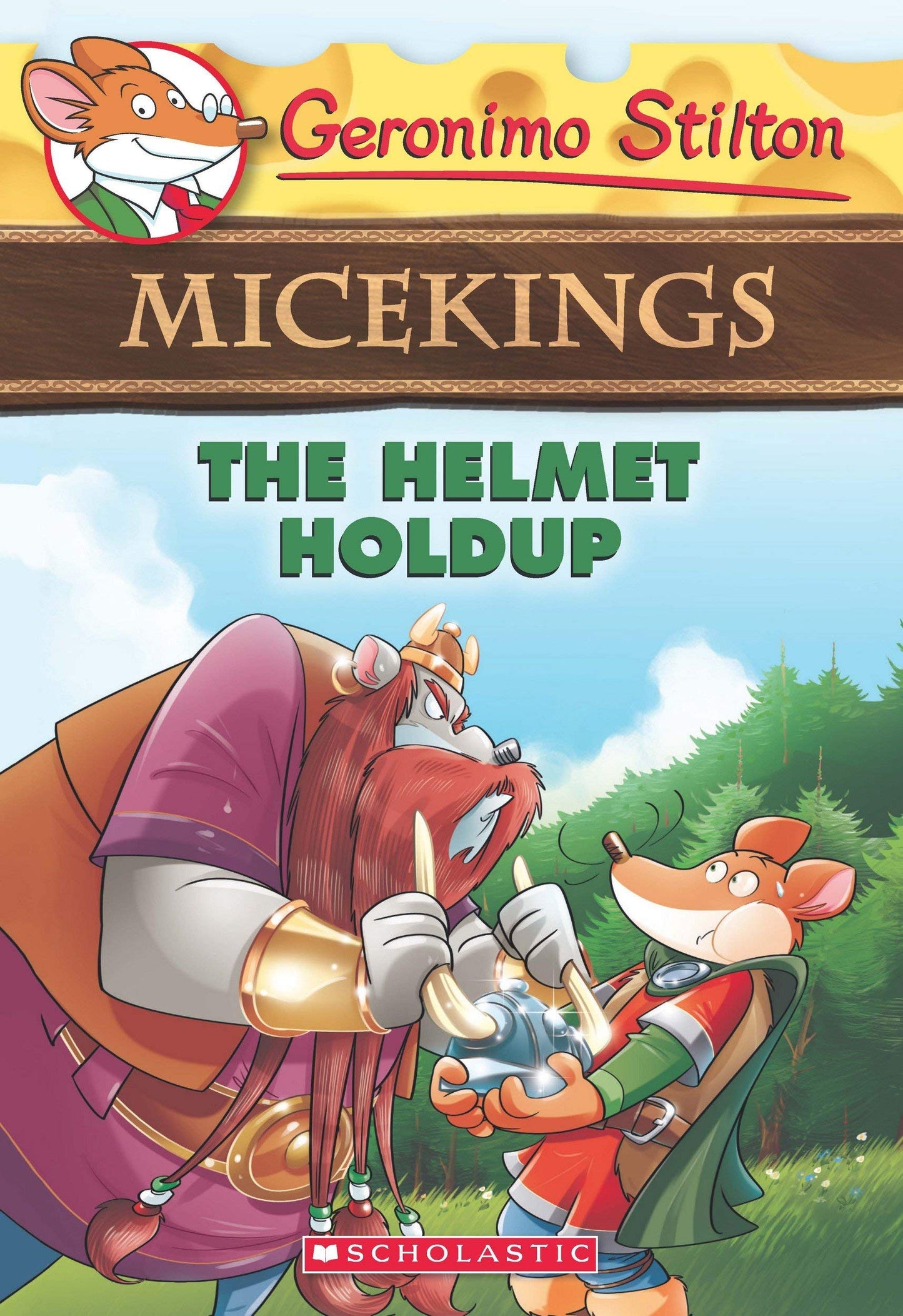 Cover page of Geronimo Stilton - The Helmet Holdup