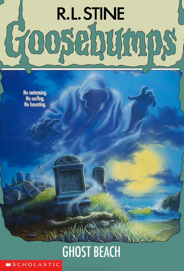 Cover page of Goosebumps Ghost Beach