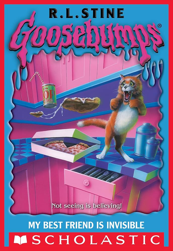 Cover page of Goosebumps My Best Friend Is Invisible