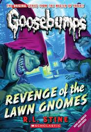 Cover page of Goosebumps revenge of the lawn gnomes