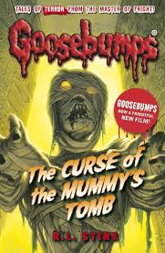 Cover page of Goosebumps the curse of the mummy's tomb