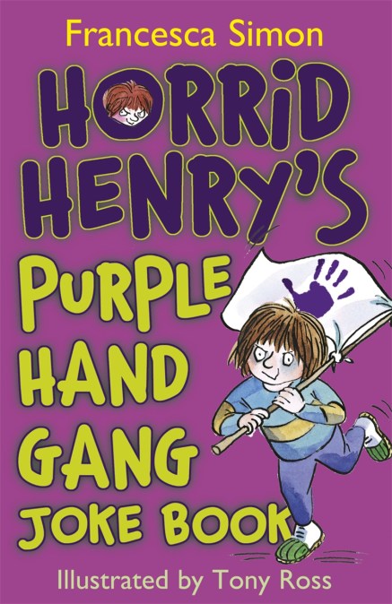 Cover page of Horrid Henry's Purple Hand Gang Joke Book