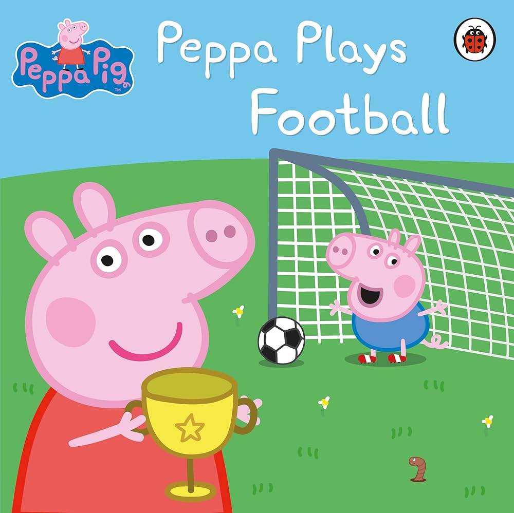 Cover page of Peppa Pig - Peppa Plays Football