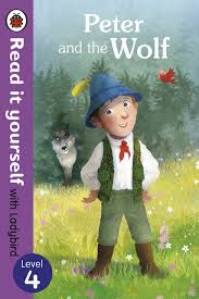 Cover page of Peter and the wolf read it yourself level 4