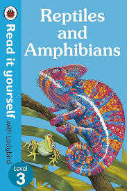 Cover page of Reptiles and amphibians read it yourself level 3