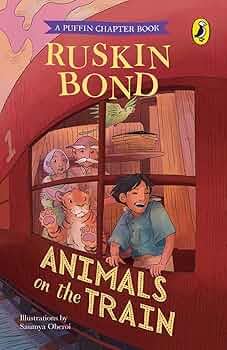 Cover page of Ruskin Bond - Animals on the Train