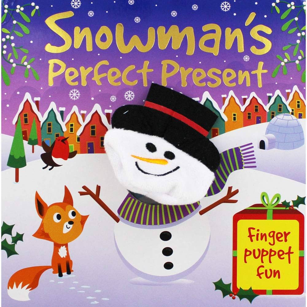 Cover page of Finger Puppet Fun Snowman’s Perfect Present