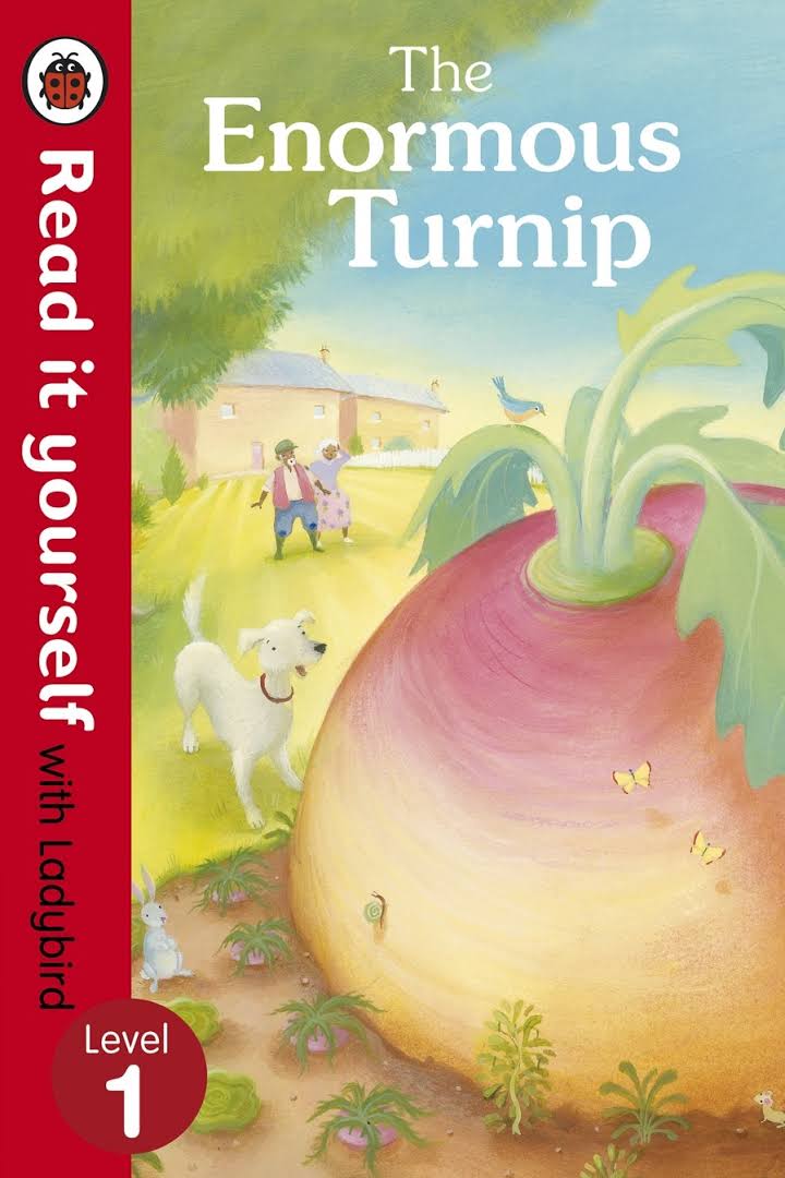 Cover page of The Enormous Turnip: Read it Yourself with Ladybird: Level 1