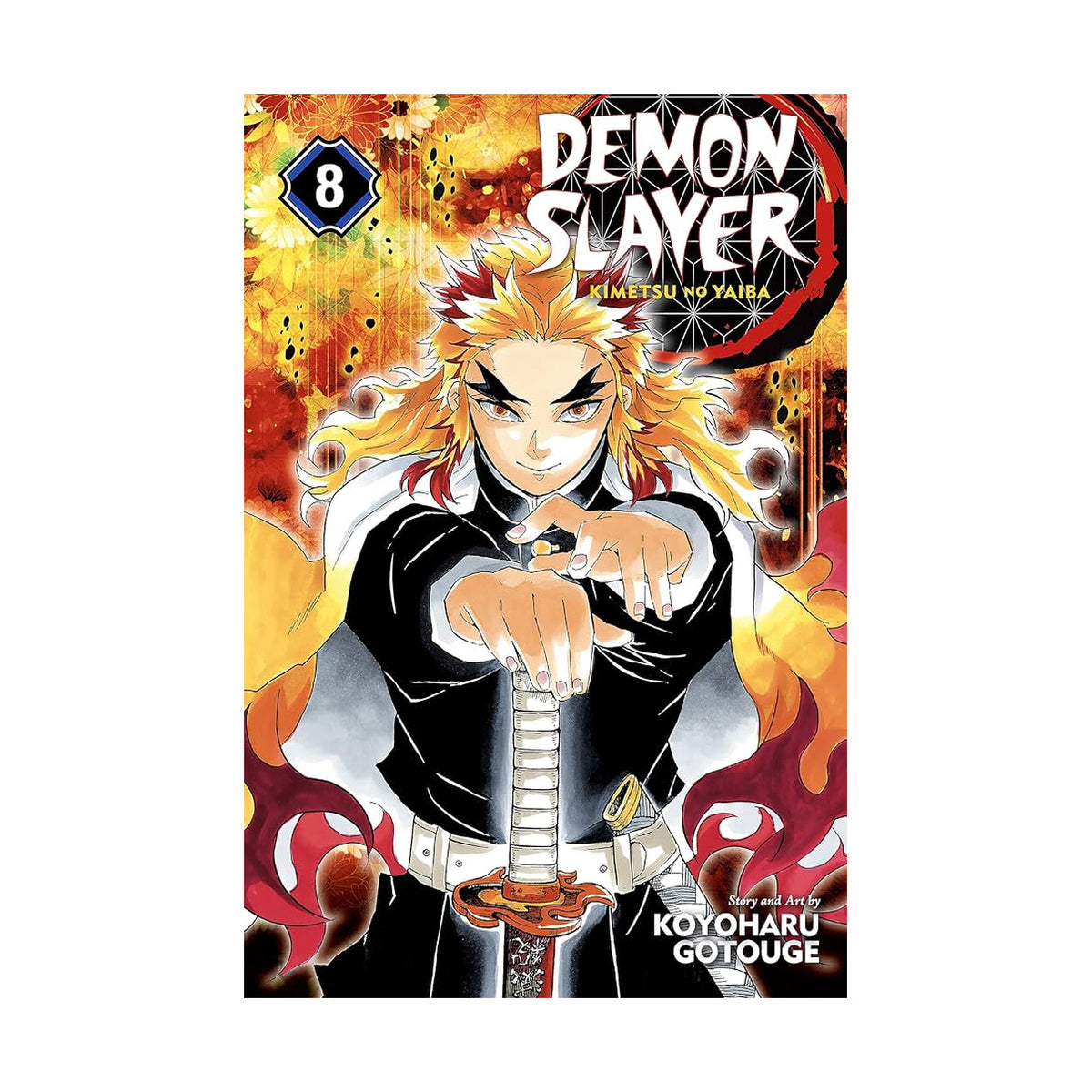 Cover page of Demon Slayer - Volume 8