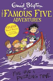 Cover page of Famous Five Adventures - Five Have a Puzzling Time