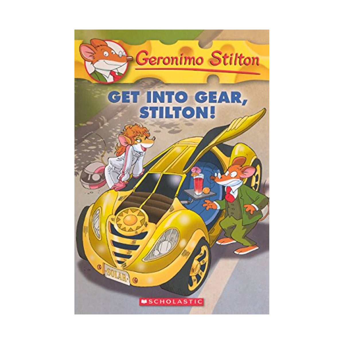 Cover page of Geronimo Stilton - Get into Gear, Stilton!