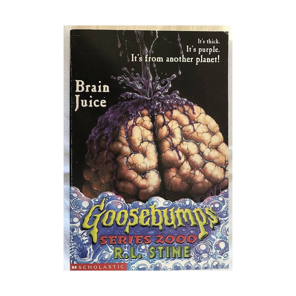 Cover page of Goosebumps - Brain Juice
