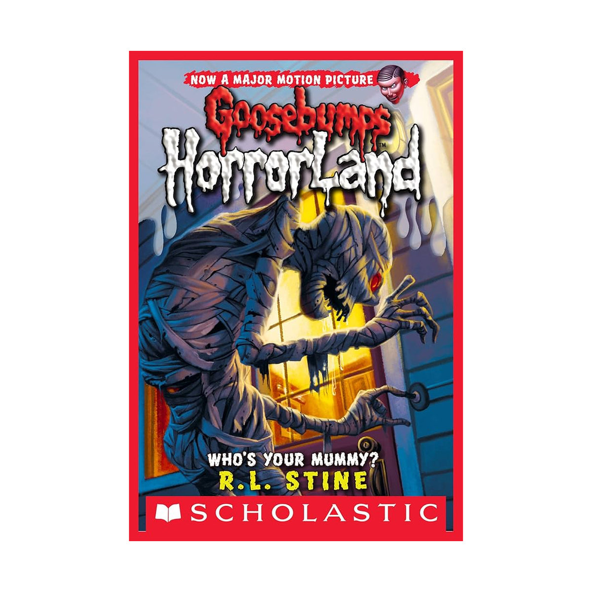 Cover page of Goosebumps Who’s Your Mummy?