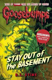 Cover page of goosebumps stay out of the basement