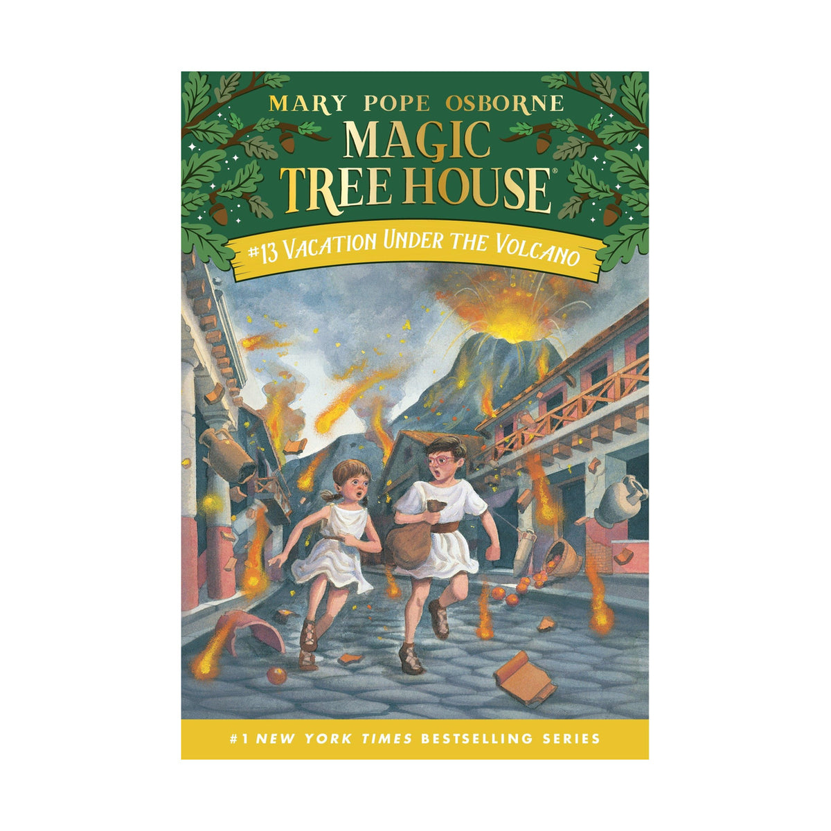 Cover page of Magic Tree House # 13 - Vacation Under the Volcano