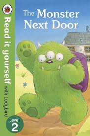 Cover page of The monster next door read it yourself level 2