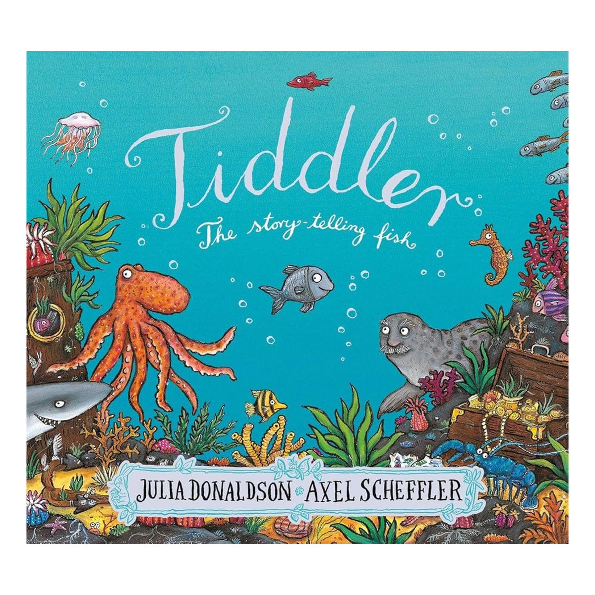 Cover page of Julia Donaldson - Tiddler - The Story telling fish