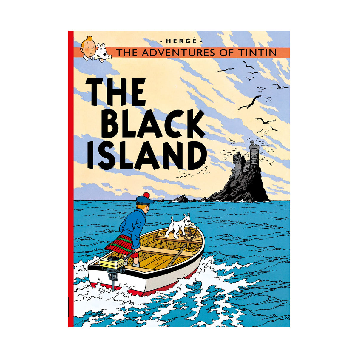 Cover page of TINTIN - The Black Island