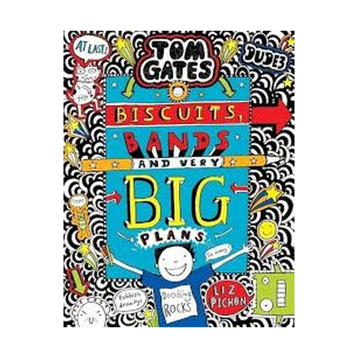 Cover page of Tom Gates - biscuits bands and very big plans