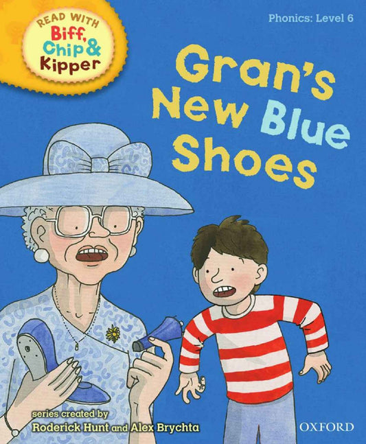 Grans new blue shoes