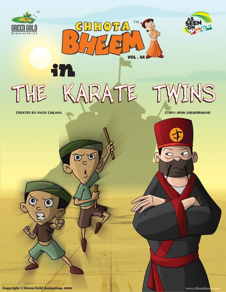 Cover page of Chhota Bheem in The Karate Twins