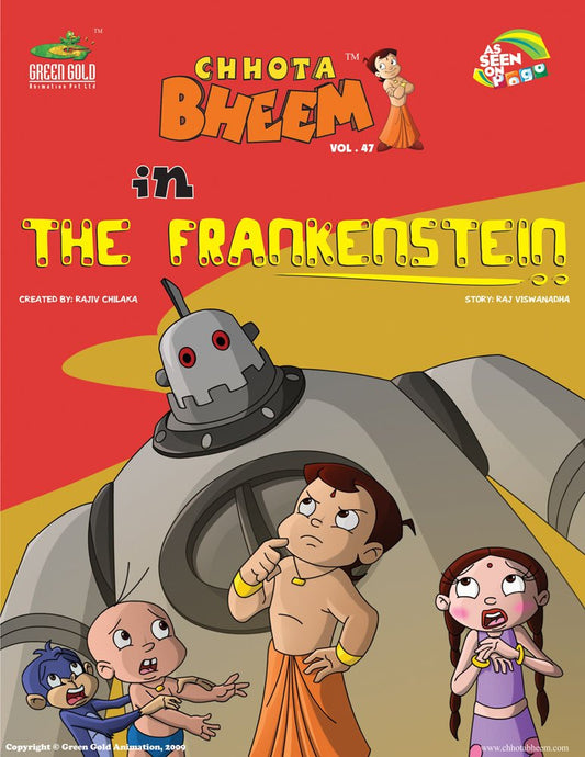 Cover page of Chhota Bheem in the Frankenstein