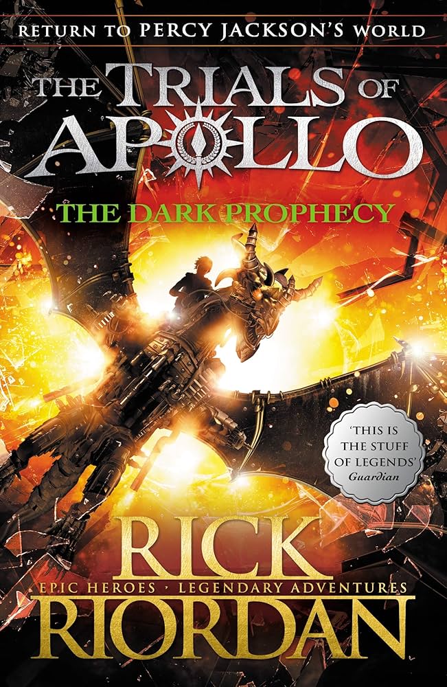 Cover page of The Trials of Apollo : The Dark Prophecy