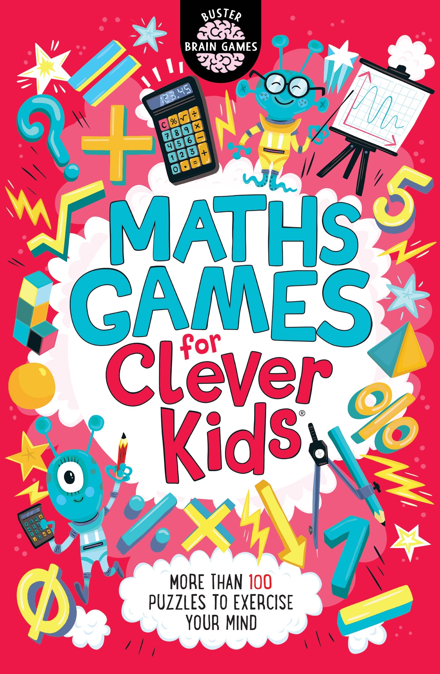 Cover page of Buster Brain Games Maths Games for Clever Kids