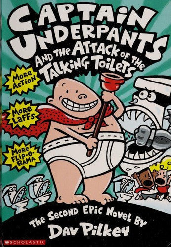 Cover page of Captain Underpants and the Attack of the Talking Toilets