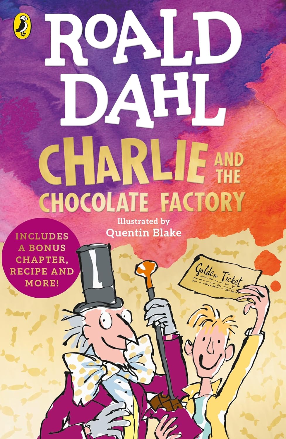 Cover page of Charlie and the Chocolate Factory