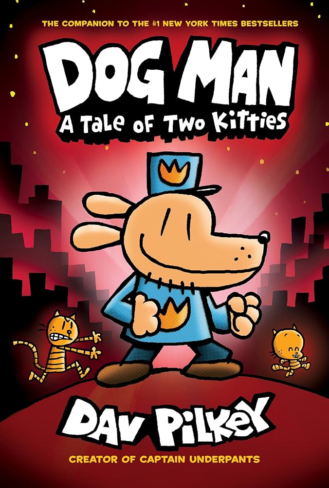 Cover page of Dog Man: A Tale of Two Kitties