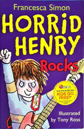 Cover page of Horrid Henry Rocks