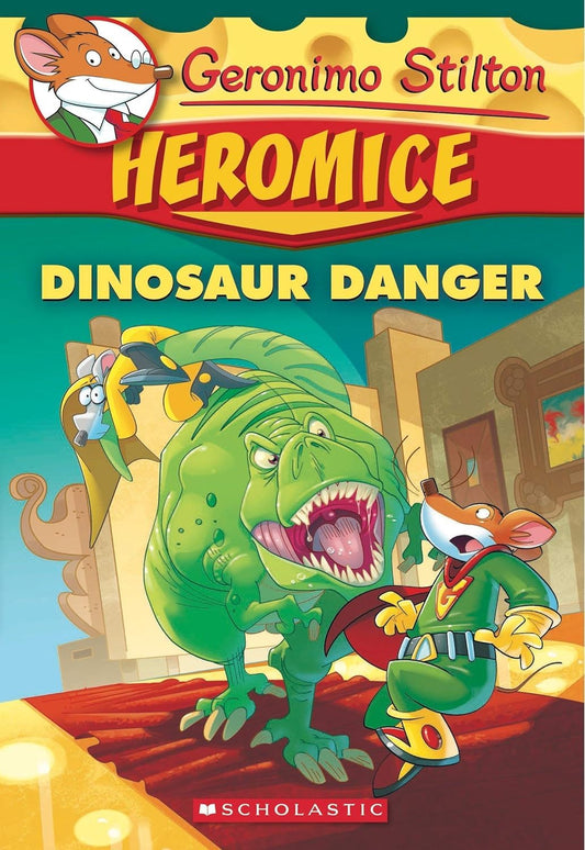 Cover page of Geronimo Stilton - Dinosaur Danger