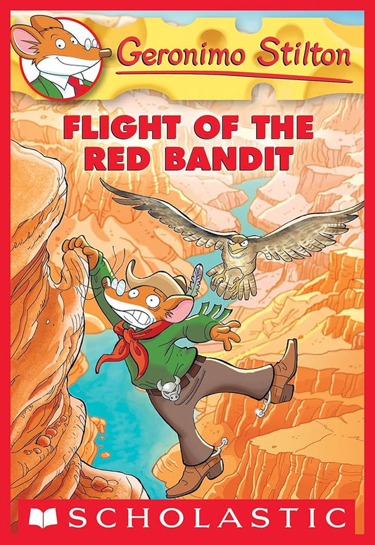 Cover page of Geronimo Stilton - Flight of the Red Bandit
