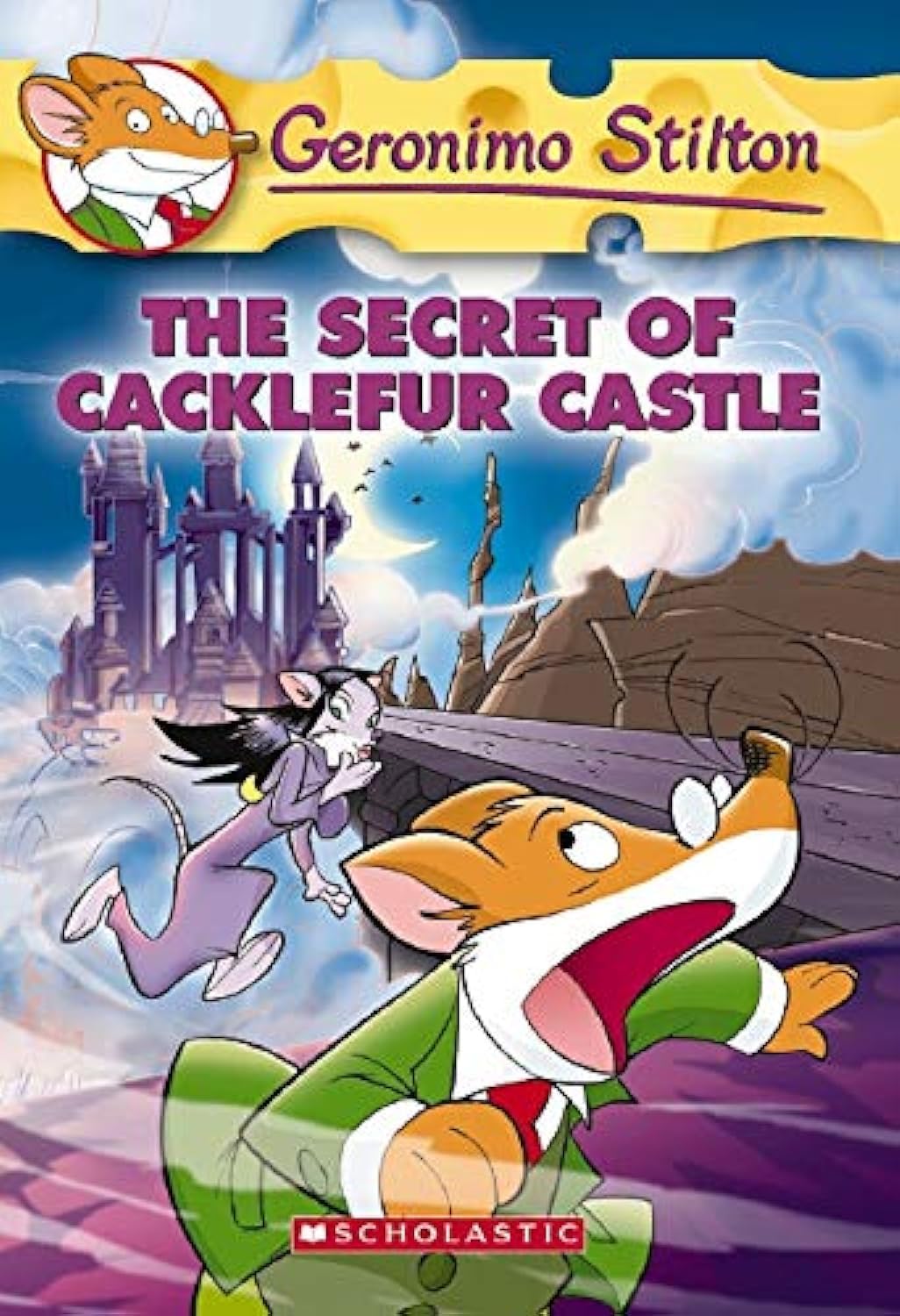 Cover page of Geronimo Stilton - The Secret of Cacklefur Castle