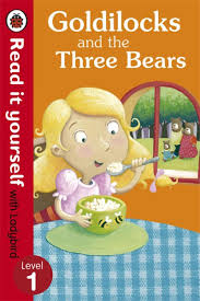 Cover page of Goldilocks and the three bears  read it yourself level 1