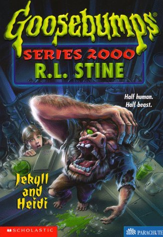 Cover page of Goosebumps Jekyll and Heidi