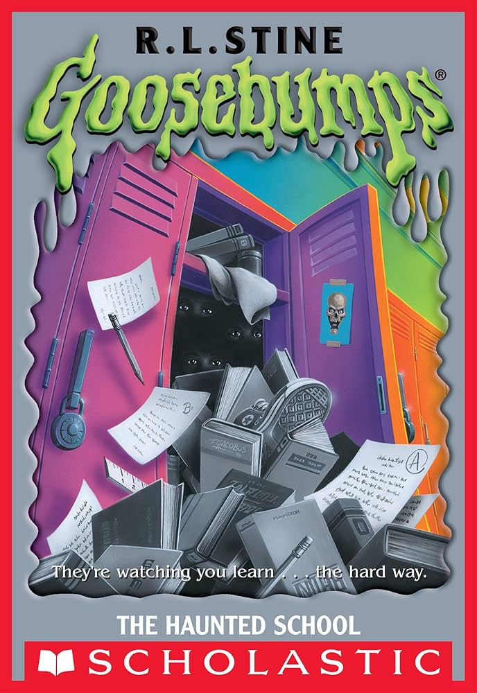Cover page of Goosebumps The Haunted School