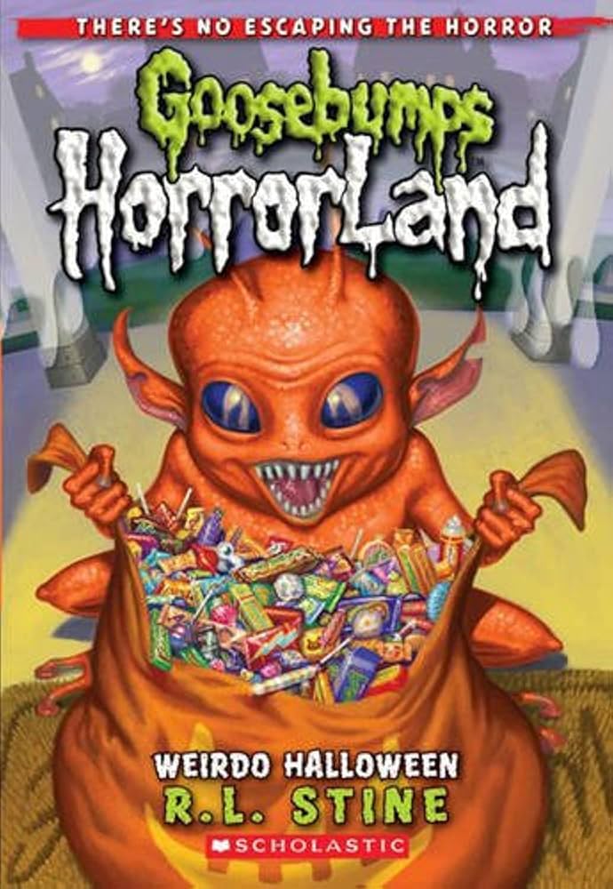 Cover page of Goosebumps Weirdo Halloween