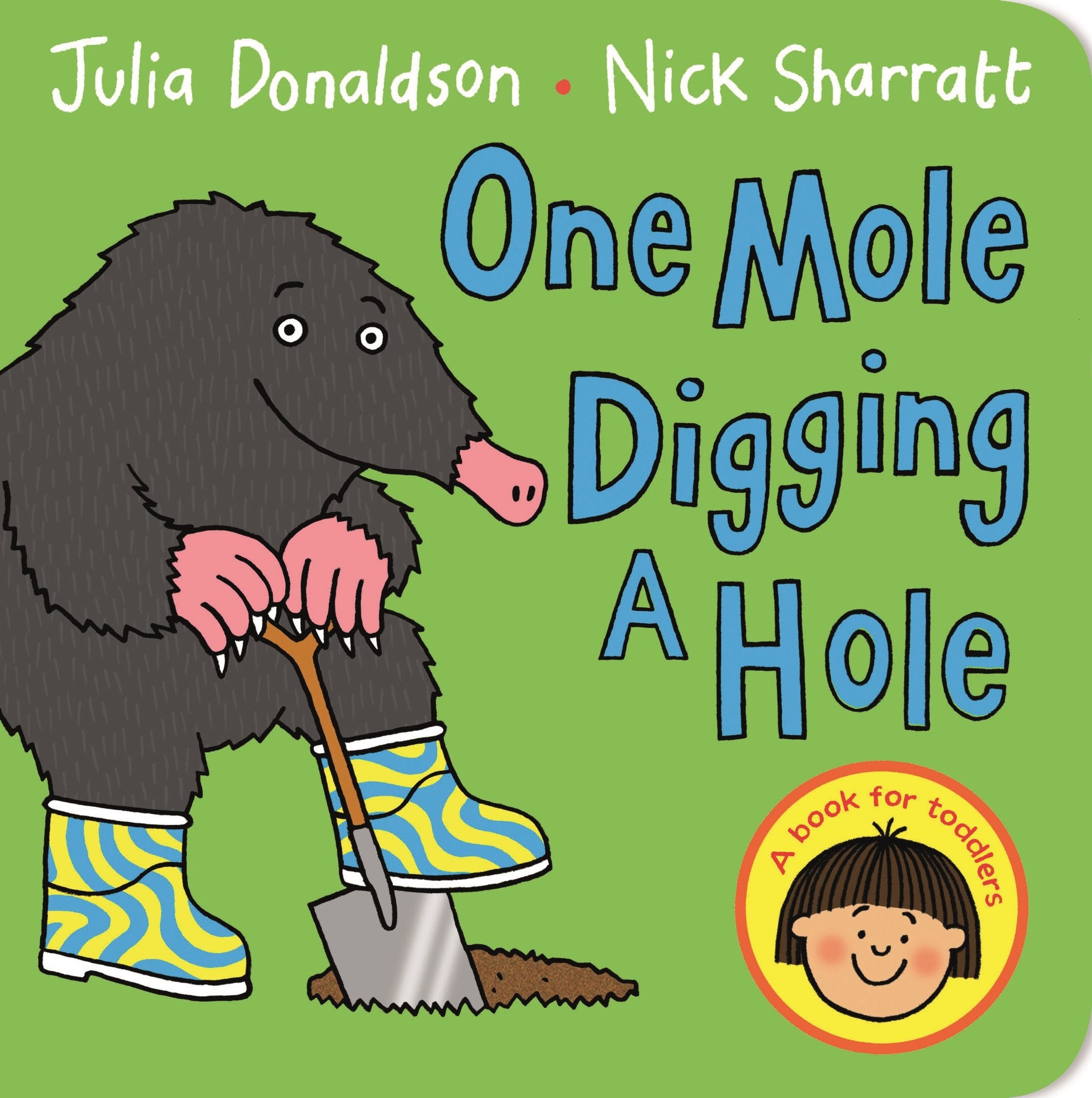 Cover page of Julia Donaldson - One Mole Digging A Hole