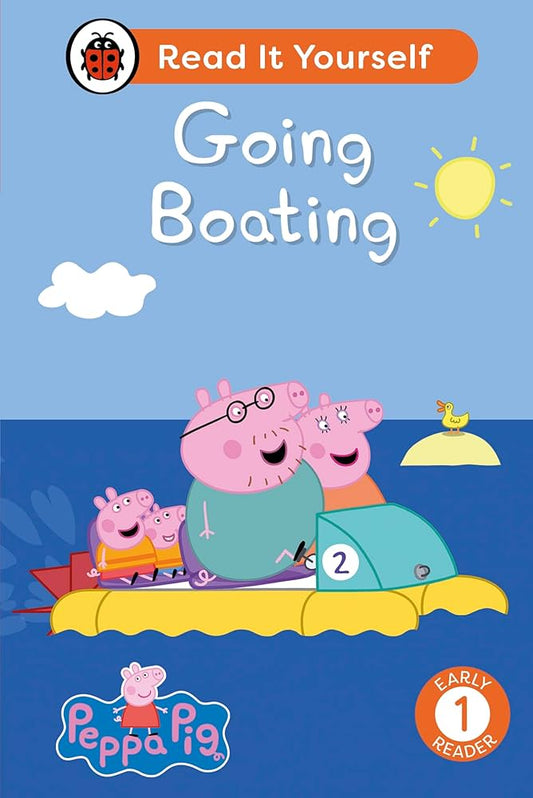 Cover page of Read it Yourself Level 1 Peppa Pig Going Boating