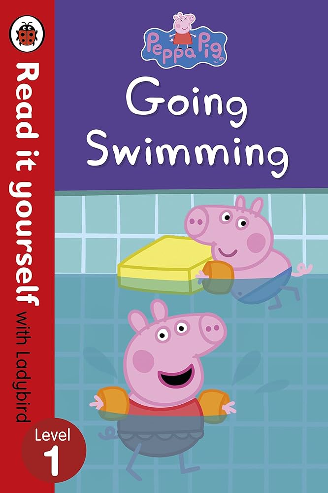 Cover page of Read it Yourself Level 1 Peppa Pig Going Swimming