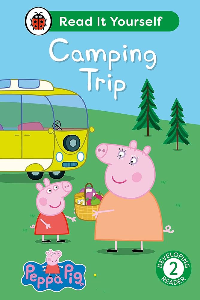 Cover page of Read it Yourself Level 2 Peppa Pig Camping Trip