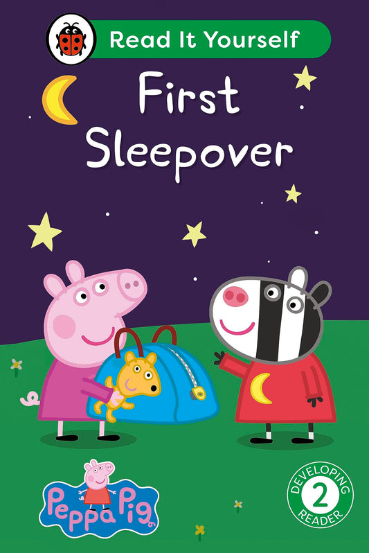Cover page of Read it Yourself Level 2 Peppa Pig First Sleepover