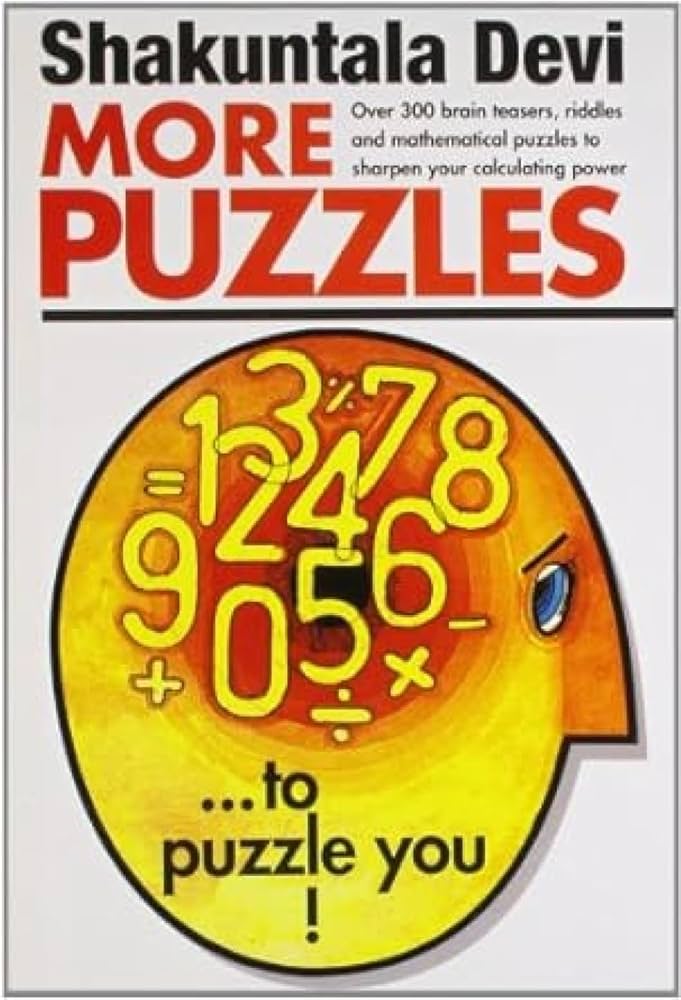 Cover page of Shakuntala Devi More Puzzles to Puzzle You!