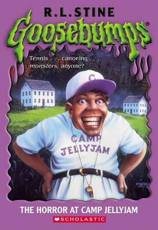 Cover page of Goosebumps: The Horror at Camp Jellyjam