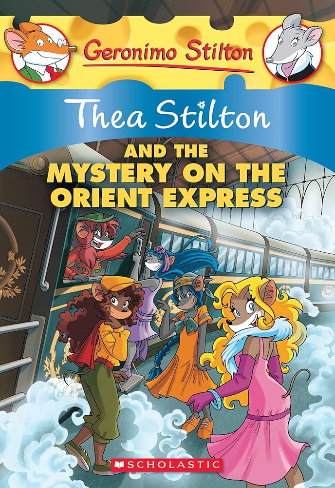 Cover page of Thea Stilton and the Mystery on the Orient Express